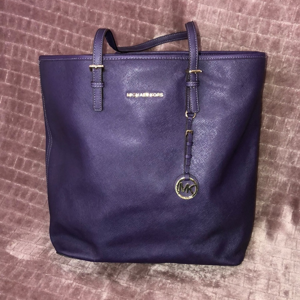Purple Michael Kors Tote
